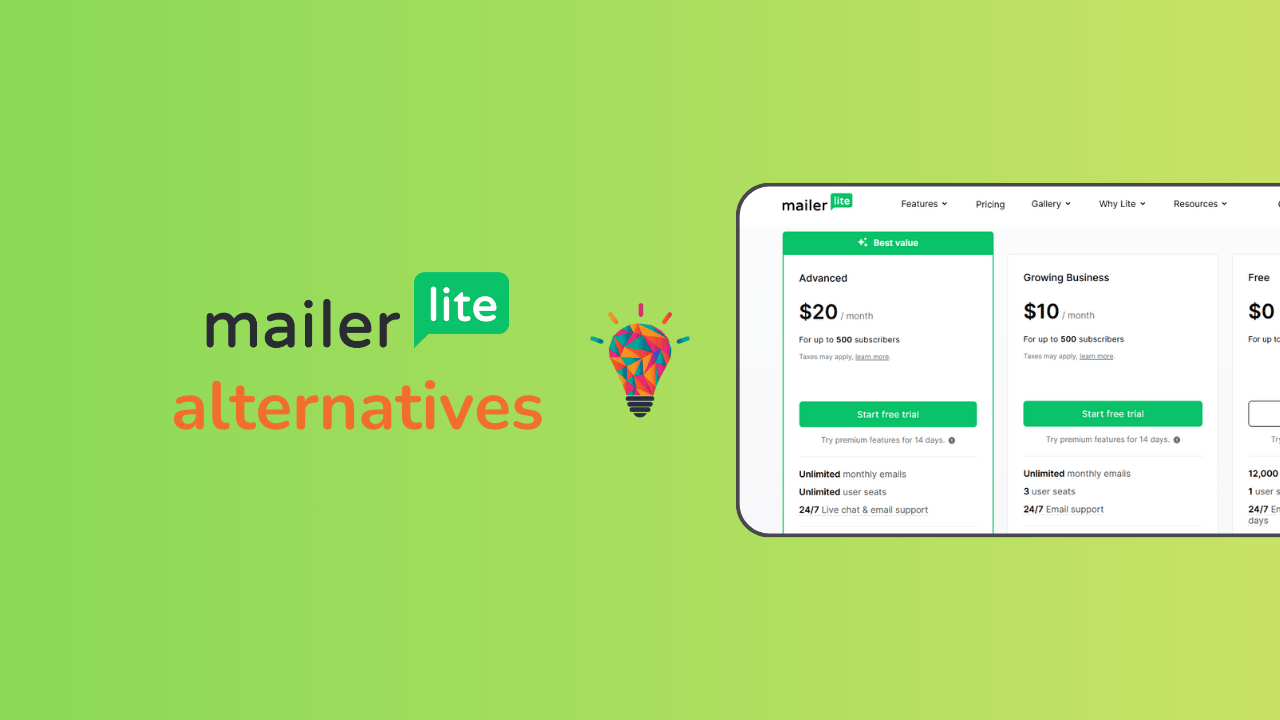 Goodbye MailerLite? 6 Best MailerLite Alternatives 2026