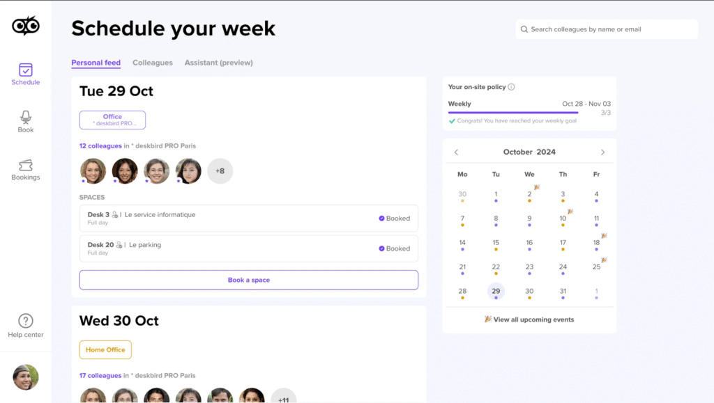 6 Best Software to Manage Hybrid Office Schedules deskbird: Best for employee adoption