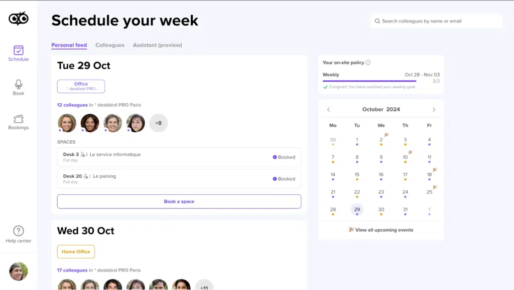 deskbird: Best for employee adoption